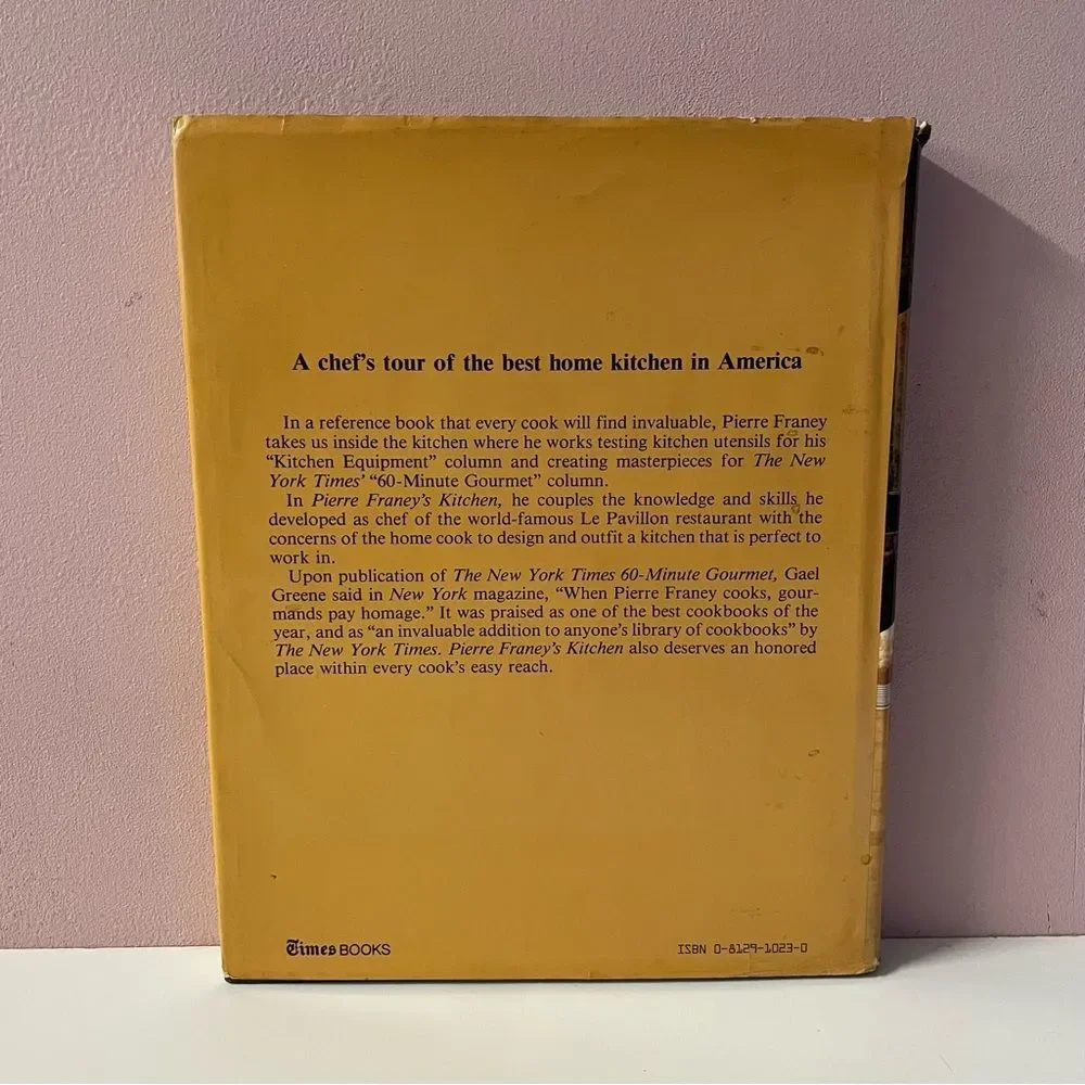 Vintage Pierre Franey’s Kitchen Hardcover Book